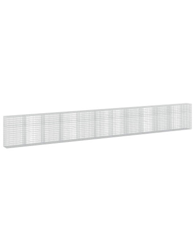 Gabione con Filo da 3,5 mm e Rete da 5x10 cm 1150x50x150 cm