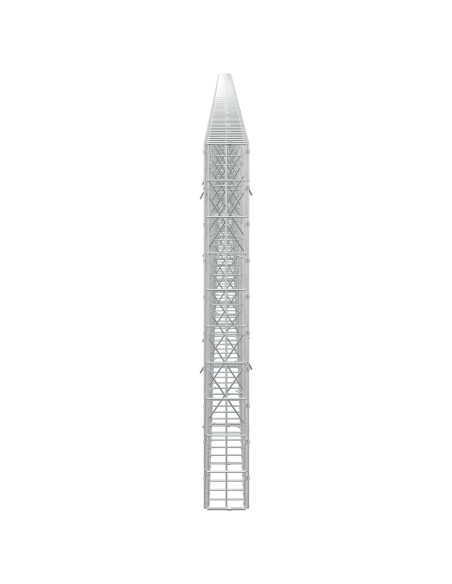 Gabione con Filo da 3,5 mm e Rete da 5x10 cm 1200x10x100 cm