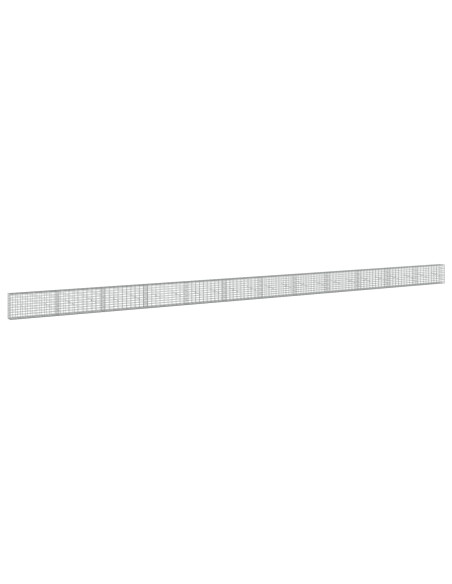 Gabione con Filo da 3,5 mm e Rete da 5x10 cm 1200x20x50 cm