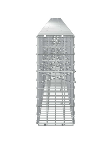Gabione con Filo da 3,5 mm e Rete da 5x10 cm 1200x20x50 cm