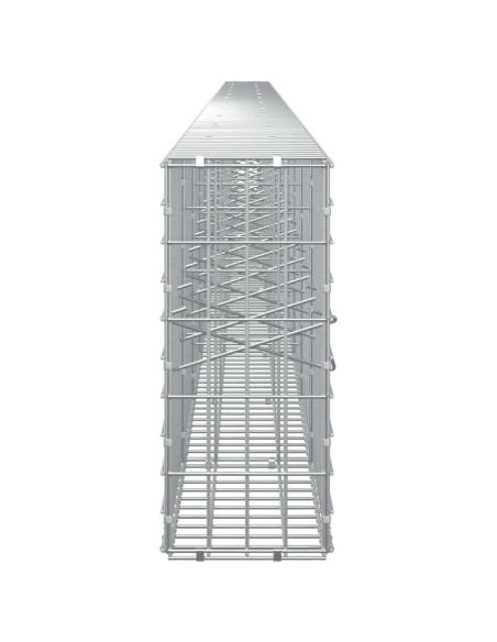 Gabione con Filo da 3,5 mm e Rete da 5x10 cm 1200x20x50 cm