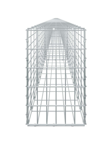 Gabione con Filo da 3,5 mm e Rete da 5x10 cm 1200x30x50 cm