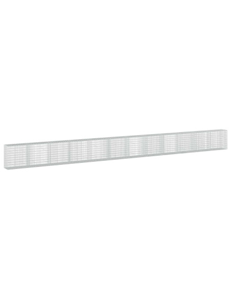 Gabione con Filo da 3,5 mm e Rete da 5x10 cm 1200x50x100 cm