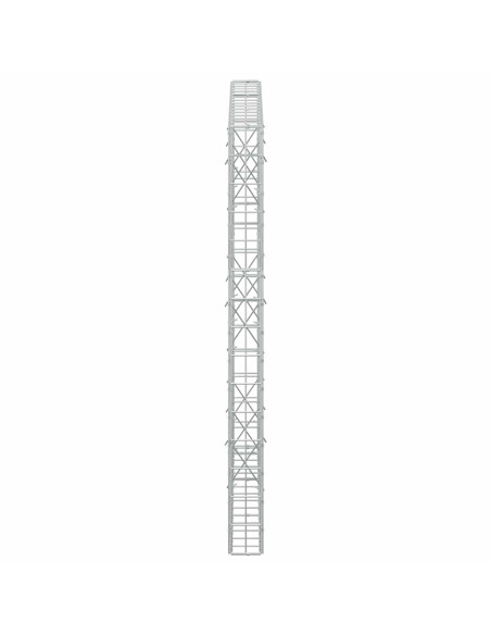 Gabione con Filo da 3,5 mm e Rete da 5x10 cm 150x10x150 cm