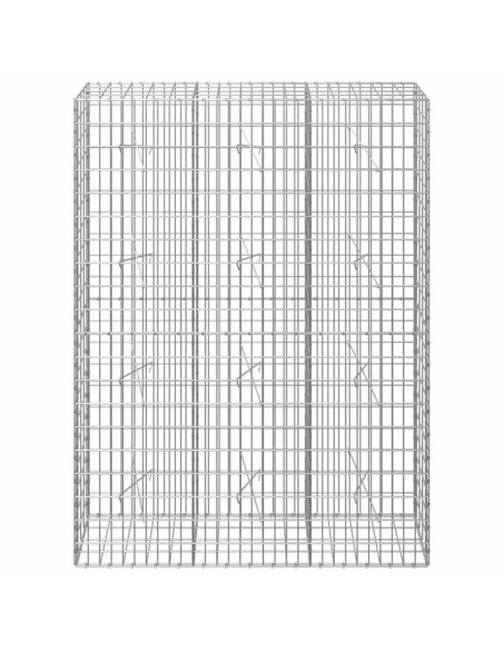 Gabione con Filo da 3,5 mm e Rete da 5x10 cm 150x20x200 cm