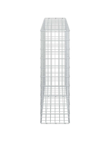 Gabione con Filo da 3,5 mm e Rete da 5x10 cm 150x30x100 cm