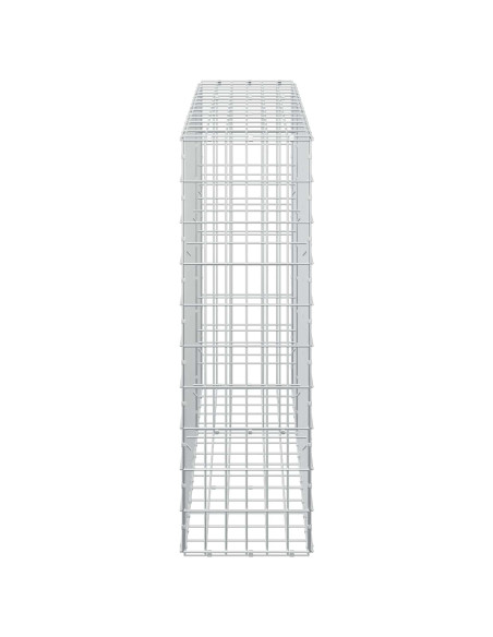 Gabione con Filo da 3,5 mm e Rete da 5x10 cm 150x30x100 cm