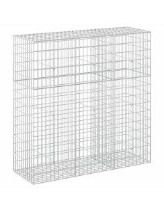 Gabione con Filo da 3,5 mm e Rete da 5x10 cm 150x50x150 cm 2