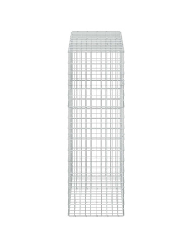 Gabione con Filo da 3,5 mm e Rete da 5x10 cm 150x50x150 cm