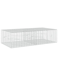 Gabione con Filo da 3,5 mm e Rete da 5x10 cm 200x100x50 cm 2