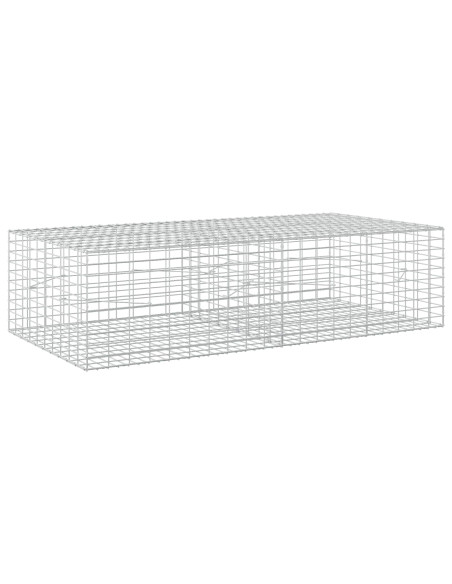 Gabione con Filo da 3,5 mm e Rete da 5x10 cm 200x100x50 cm