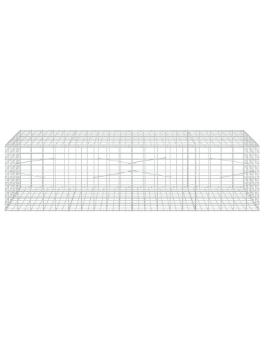 Gabione con Filo da 3,5 mm e Rete da 5x10 cm 200x100x50 cm