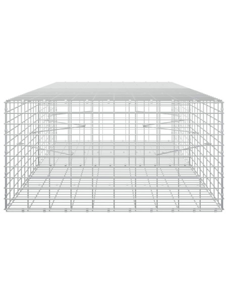 Gabione con Filo da 3,5 mm e Rete da 5x10 cm 200x100x50 cm