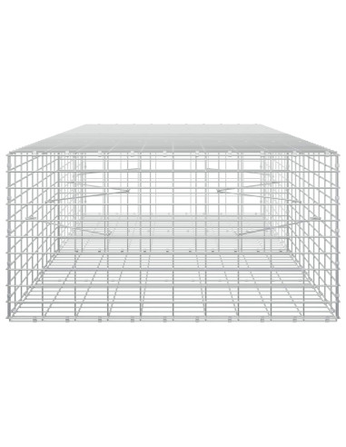 Gabione con Filo da 3,5 mm e Rete da 5x10 cm 200x100x50 cm