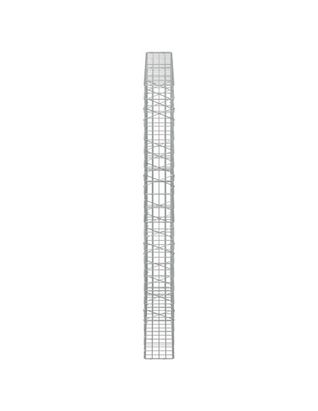 Gabione con Filo da 3,5 mm e Rete da 5x10 cm 200x20x200 cm