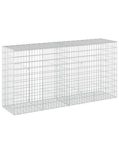 Gabione con Filo da 3,5 mm e Rete da 5x10 cm 200x50x100 cm