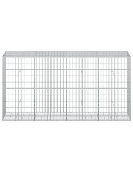Gabione con Filo da 3,5 mm e Rete da 5x10 cm 200x50x100 cm