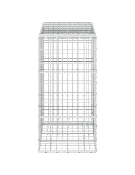 Gabione con Filo da 3,5 mm e Rete da 5x10 cm 200x50x100 cm