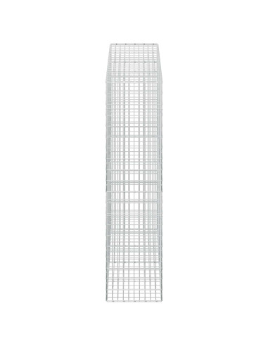 Gabione con Filo da 3,5 mm e Rete da 5x10 cm 200x50x200 cm