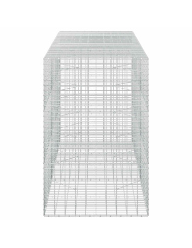Gabione con Filo da 3,5 mm e Rete da 5x10 cm 250x100x150 cm