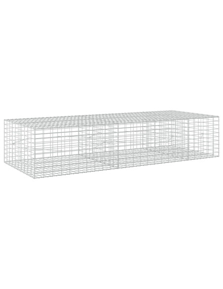 Gabione con Filo da 3,5 mm e Rete da 5x10 cm 250x100x50 cm