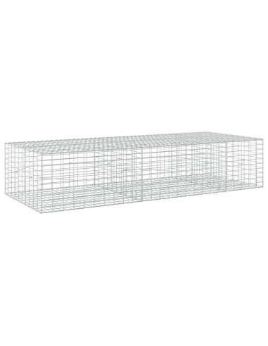 Gabione con Filo da 3,5 mm e Rete da 5x10 cm 250x100x50 cm