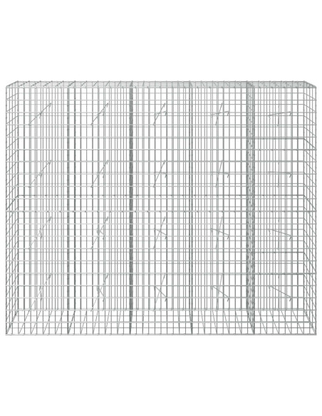 Gabione con Filo da 3,5 mm e Rete da 5x10 cm 250x20x200 cm