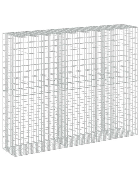 Gabione con Filo da 3,5 mm e Rete da 5x10 cm 250x50x200 cm