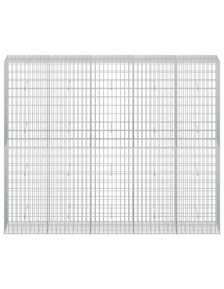 Gabione con Filo da 3,5 mm e Rete da 5x10 cm 250x50x200 cm