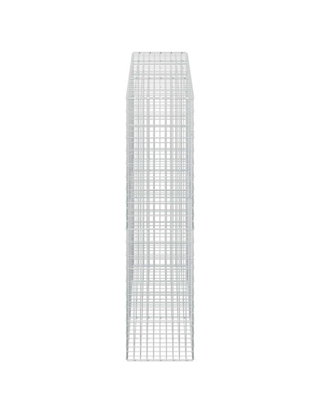 Gabione con Filo da 3,5 mm e Rete da 5x10 cm 250x50x200 cm
