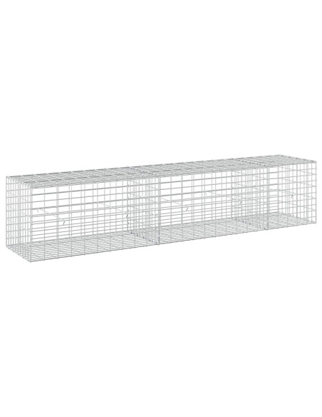 Gabione con Filo da 3,5 mm e Rete da 5x10 cm 250x50x50 cm