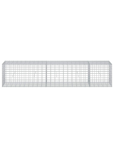 Gabione con Filo da 3,5 mm e Rete da 5x10 cm 250x50x50 cm