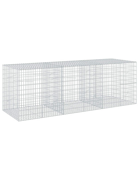 Gabione con Filo da 3,5 mm e Rete da 5x10 cm 300x100x100 cm