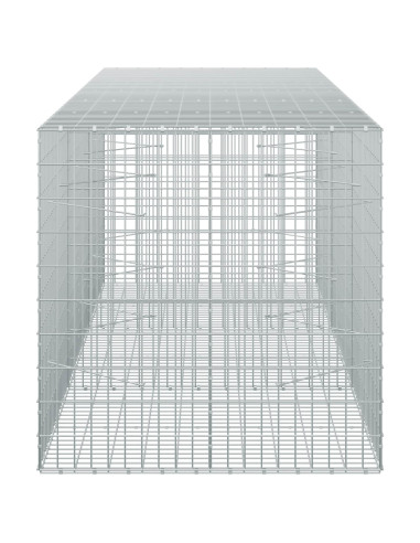 Gabione con Filo da 3,5 mm e Rete da 5x10 cm 300x100x100 cm