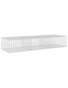 Gabione con Filo da 3,5 mm e Rete da 5x10 cm 300x100x50 cm 2