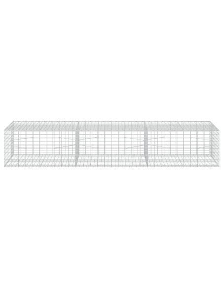 Gabione con Filo da 3,5 mm e Rete da 5x10 cm 300x100x50 cm