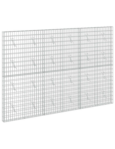 Gabione con Filo da 3,5 mm e Rete da 5x10 cm 300x10x200 cm