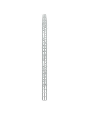 Gabione con Filo da 3,5 mm e Rete da 5x10 cm 300x10x200 cm