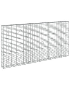 Gabione con Filo da 3,5 mm e Rete da 5x10 cm 300x20x150 cm 2