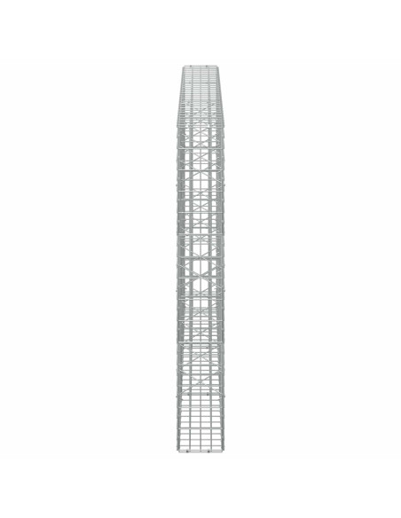Gabione con Filo da 3,5 mm e Rete da 5x10 cm 300x20x150 cm