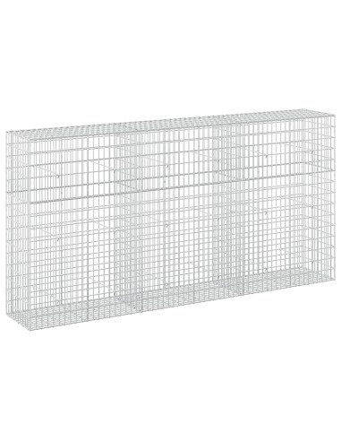 Gabione con Filo da 3,5 mm e Rete da 5x10 cm 300x50x150 cm