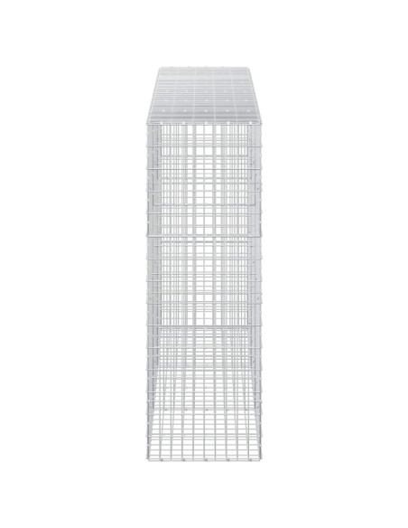 Gabione con Filo da 3,5 mm e Rete da 5x10 cm 300x50x150 cm