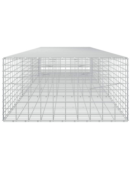 Gabione con Filo da 3,5 mm e Rete da 5x10 cm 350x100x50 cm