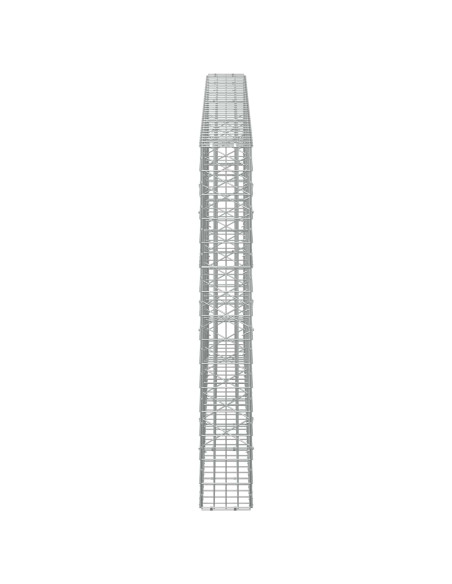 Gabione con Filo da 3,5 mm e Rete da 5x10 cm 350x20x150 cm