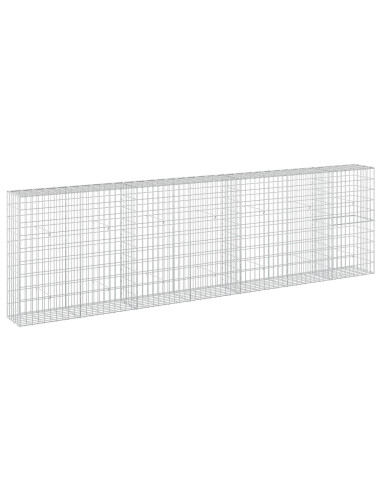 Gabione con Filo da 3,5 mm e Rete da 5x10 cm 350x30x100 cm