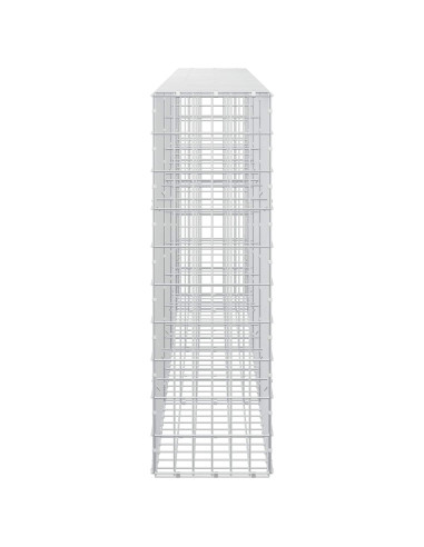 Gabione con Filo da 3,5 mm e Rete da 5x10 cm 350x30x100 cm