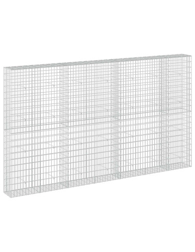 Gabione con Filo da 3,5 mm e Rete da 5x10 cm 350x30x200 cm