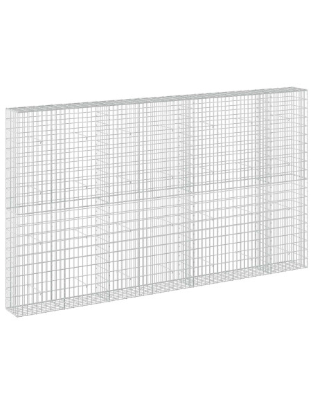 Gabione con Filo da 3,5 mm e Rete da 5x10 cm 350x30x200 cm