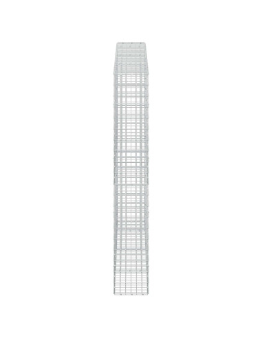 Gabione con Filo da 3,5 mm e Rete da 5x10 cm 350x30x200 cm