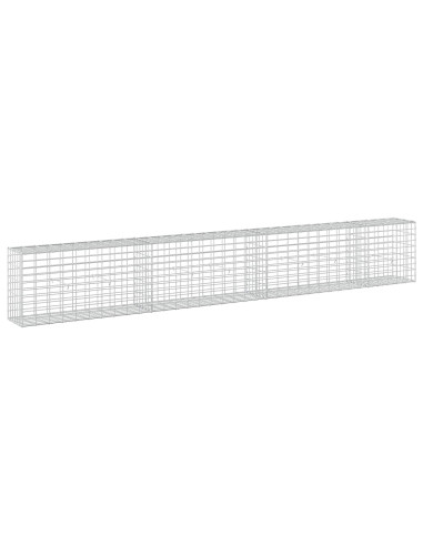 Gabione con Filo da 3,5 mm e Rete da 5x10 cm 350x30x50 cm